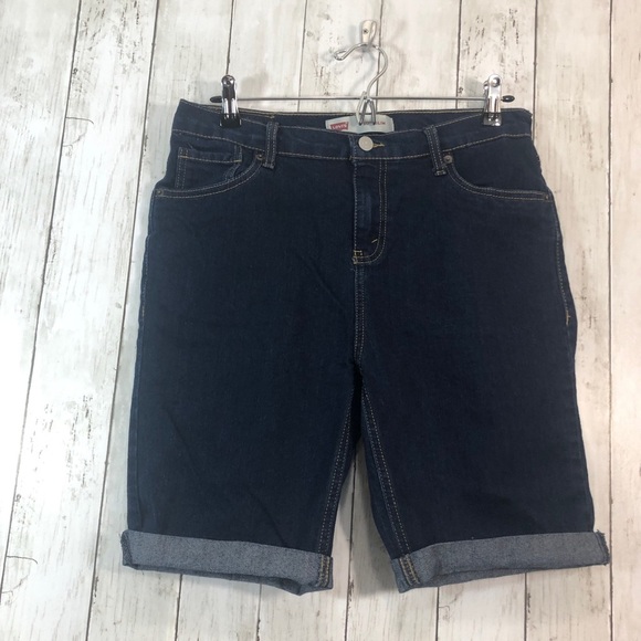 Levi’s 511 Slim Bermuda Denim Shorts 20R/30 - Picture 1 of 8